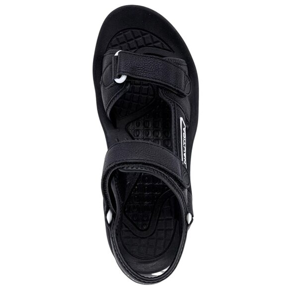 Nautica Bulty Round Toe Black Open Toe Strappy Sandals Men 8 New w/ Tag Sold Out - Picture 3 of 9